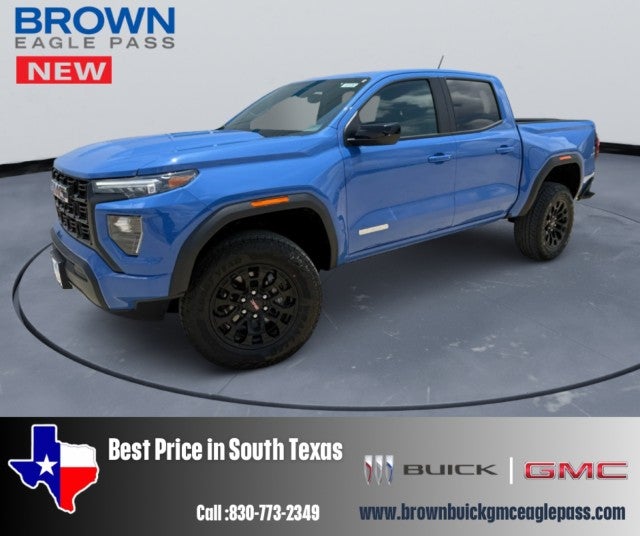 2026 GMC Canyon Elevation in Rapids Metallic — front three-quarter view