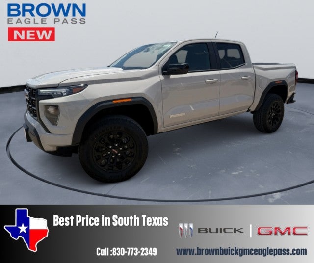 2026 GMC Canyon Elevation in Coastal Dune — front three-quarter view
