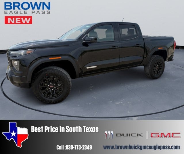 2026 GMC Canyon Elevation in Onyx Black — front three-quarter view