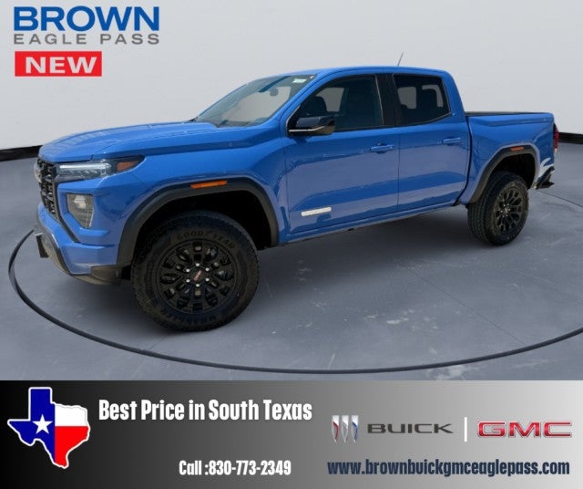 2026 GMC Canyon Elevation in Rapids Metallic — front three-quarter view