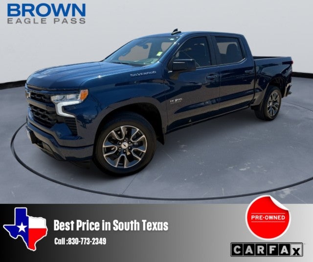 2023 Chevrolet Silverado 1500 RST in Northsky Blue Metallic — front three-quarter view
