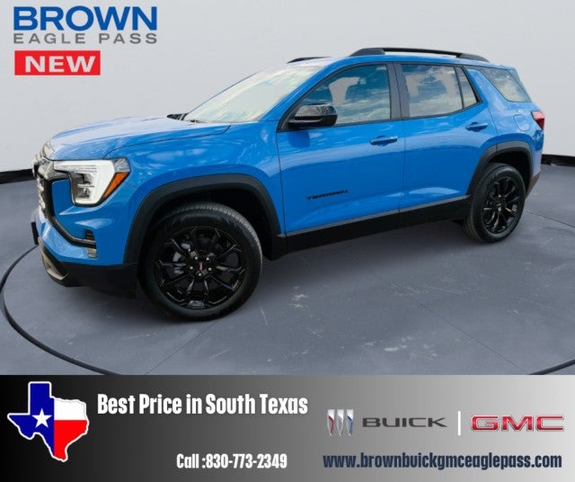 2026 GMC Terrain Elevation in Rapids Metallic — front three-quarter view
