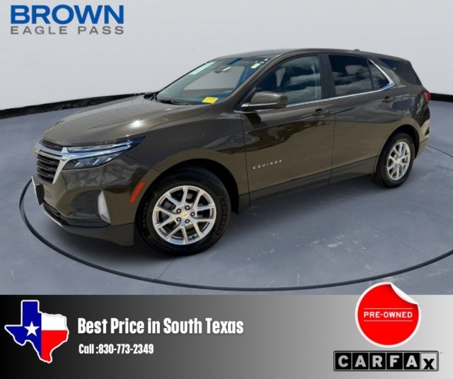 2023 Chevrolet Equinox LT in Harvest Bronze Metallic — front three-quarter view