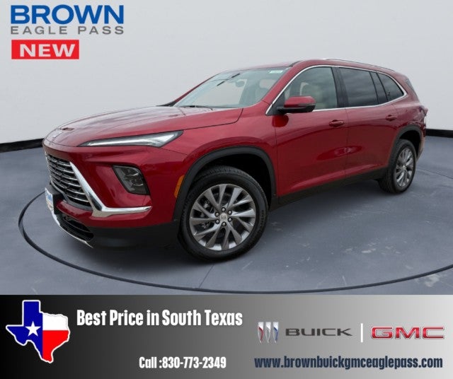 2026 Buick Enclave Preferred in Cherry Red Tintcoat — front three-quarter view