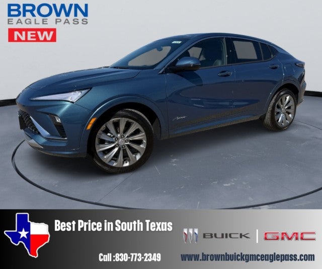 2026 Buick Envista Avenir in Ocean Blue Metallic — front three-quarter view