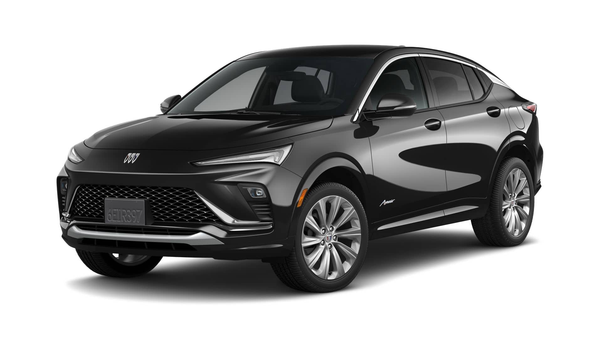 2026 Buick Envista Avenir in Ebony Twilight Metallic — front three-quarter view