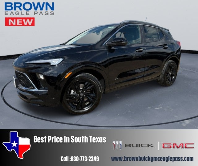 2026 Buick Encore GX Sport Touring in Ebony Twilight Metallic — front three-quarter view
