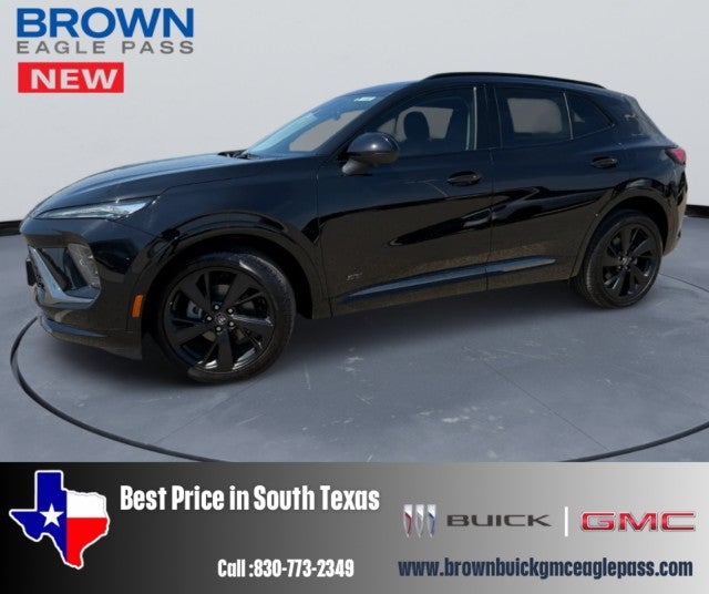 2026 Buick Envision Sport Touring in Ebony Twilight Metallic — front three-quarter view