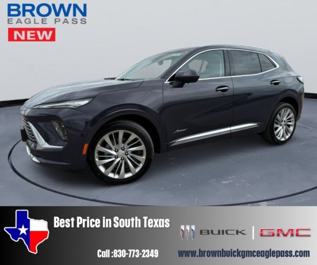 2026 Buick Envision Avenir in Midnight Opal — front three-quarter view